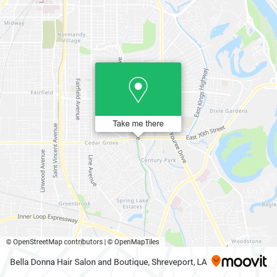Bella Donna Hair Salon and Boutique map