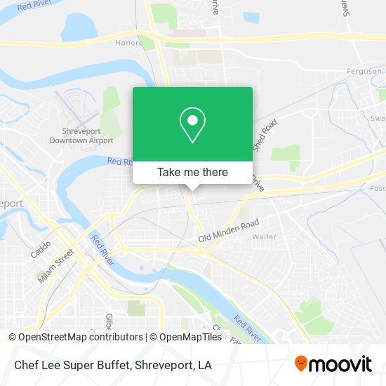 Chef Lee Super Buffet map