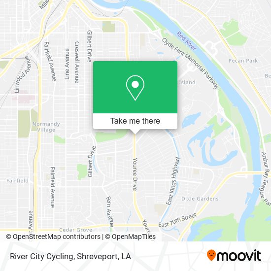 River City Cycling map