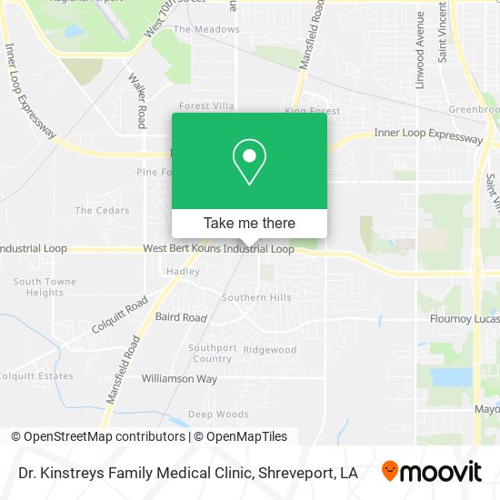 Dr. Kinstreys Family Medical Clinic map
