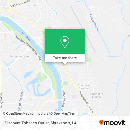 Discount Tobacco Outlet map