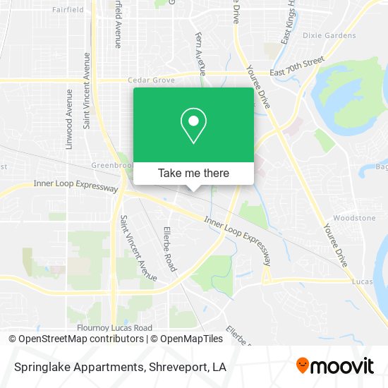 Springlake Appartments map