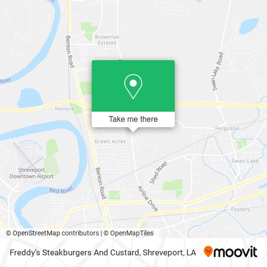 Mapa de Freddy’s Steakburgers And Custard