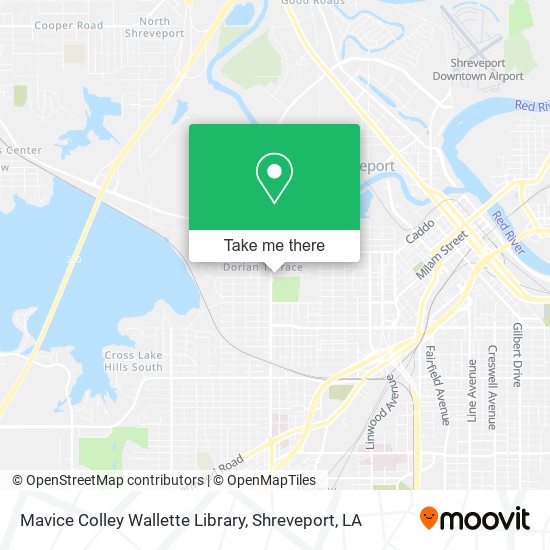 Mavice Colley Wallette Library map