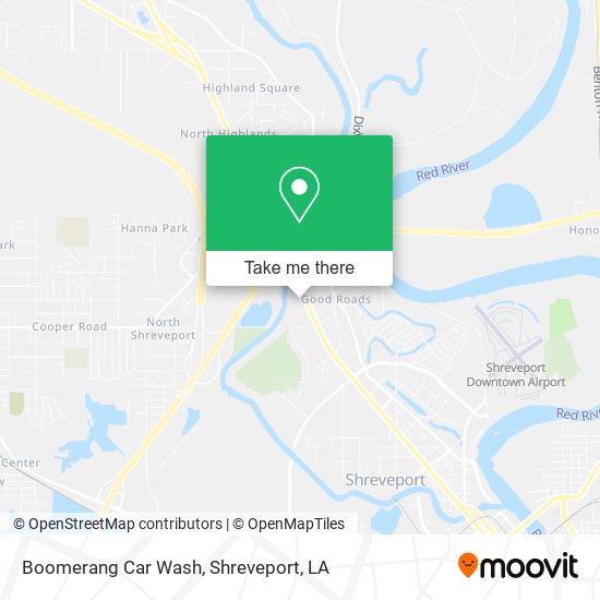 Boomerang Car Wash map
