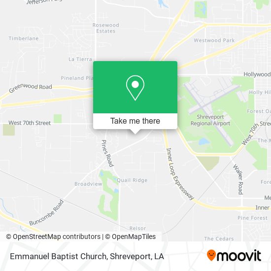 Emmanuel Baptist Church map