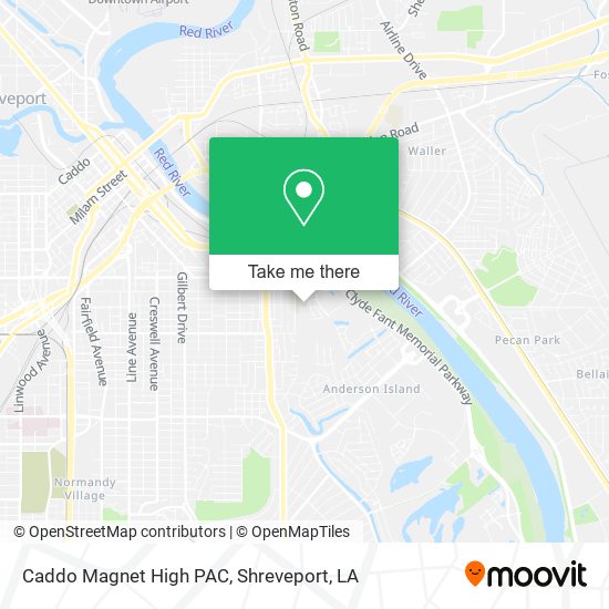 Caddo Magnet High PAC map