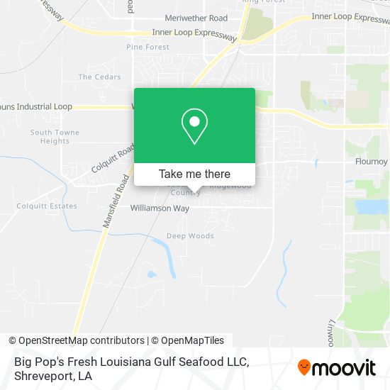 Big Pop's Fresh Louisiana Gulf Seafood LLC map