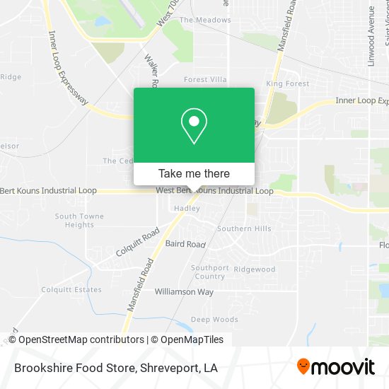 Mapa de Brookshire Food Store