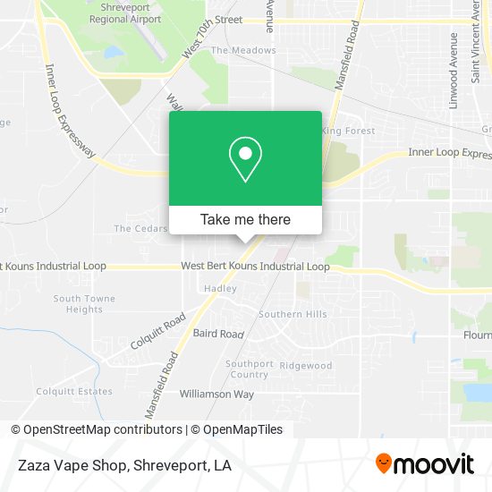 Zaza Vape Shop map