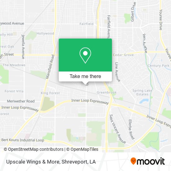 Upscale Wings & More map