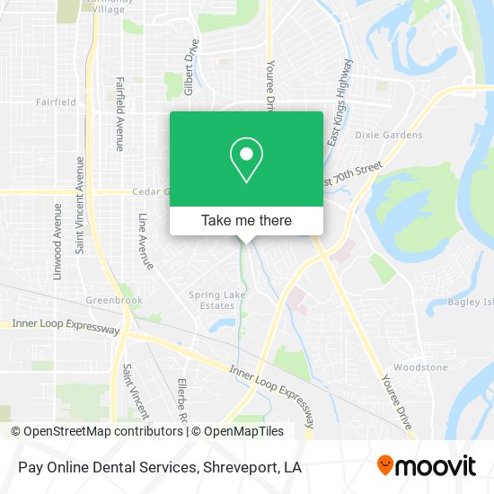 Pay Online Dental Services map
