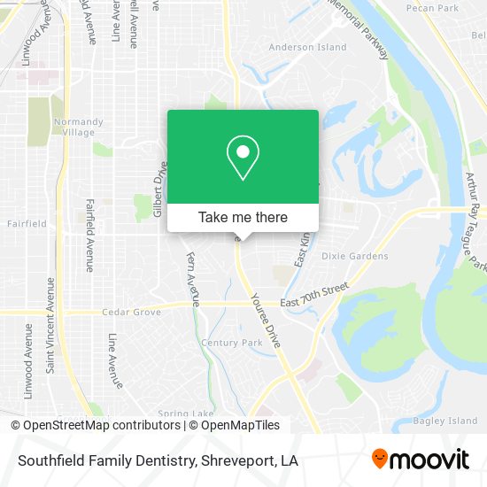 Southfield Family Dentistry map