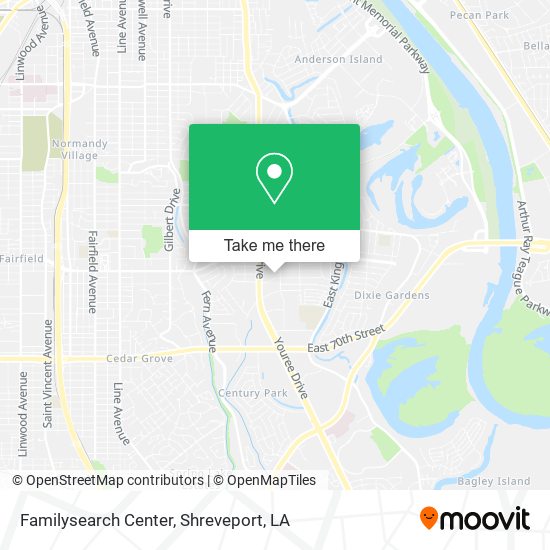 Mapa de Familysearch Center