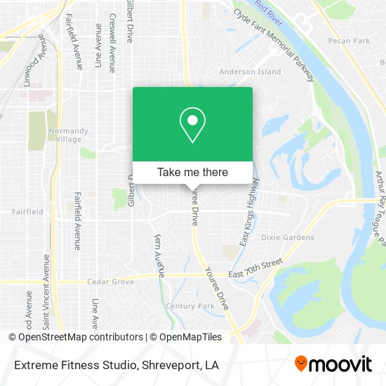 Extreme Fitness Studio map