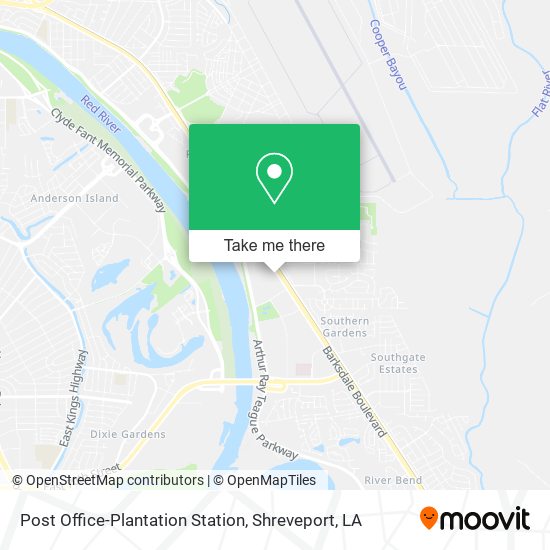 Mapa de Post Office-Plantation Station