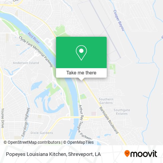 Popeyes Louisiana Kitchen map