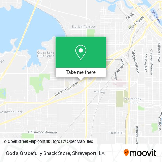 Mapa de God's Gracefully Snack Store