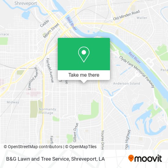 B&G Lawn and Tree Service map