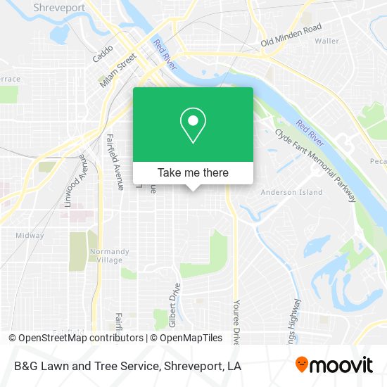 Mapa de B&G Lawn and Tree Service