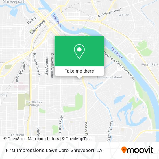 First Impression's Lawn Care map