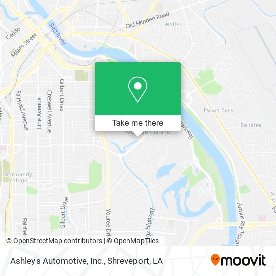 Mapa de Ashley's Automotive, Inc.