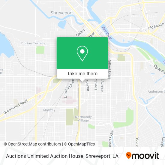 Auctions Unlimited Auction House map