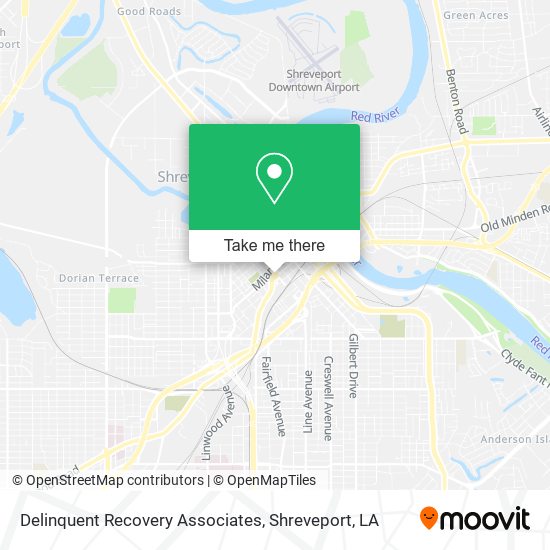 Delinquent Recovery Associates map