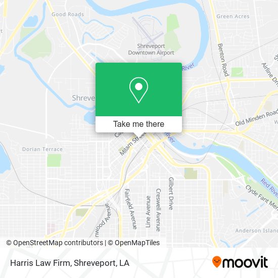 Harris Law Firm map