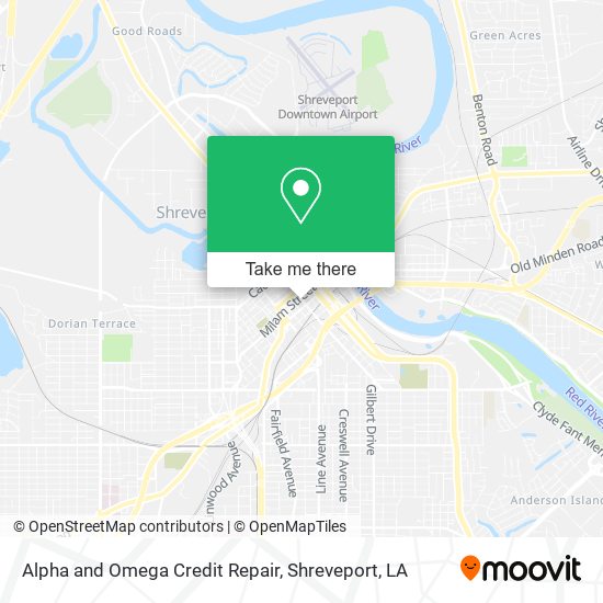Alpha and Omega Credit Repair map