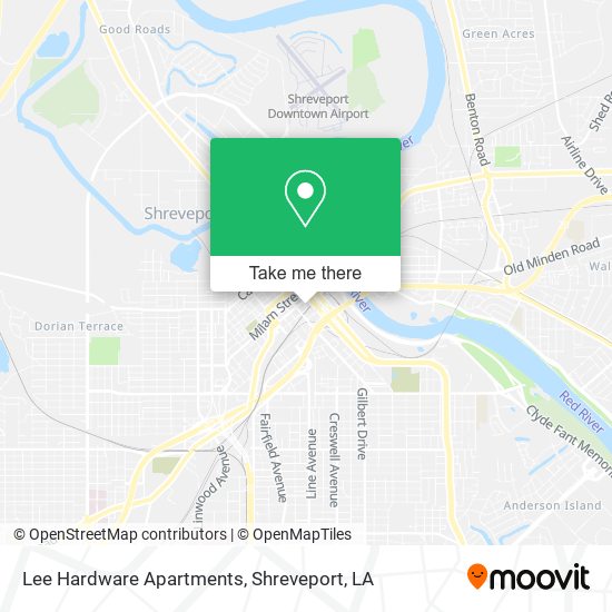 Lee Hardware Apartments map