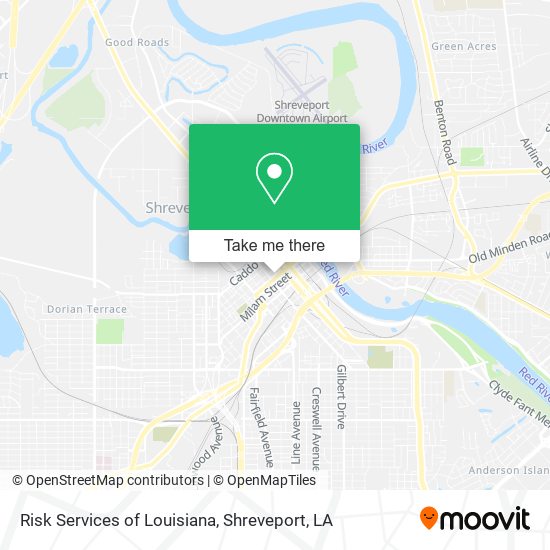 Risk Services of Louisiana map