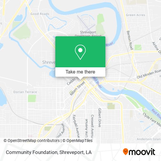 Community Foundation map