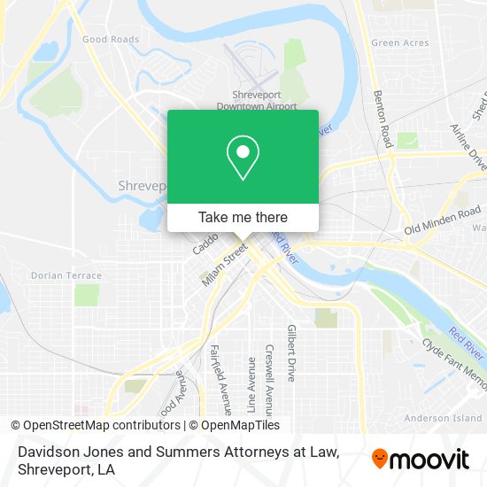 Davidson Jones and Summers Attorneys at Law map