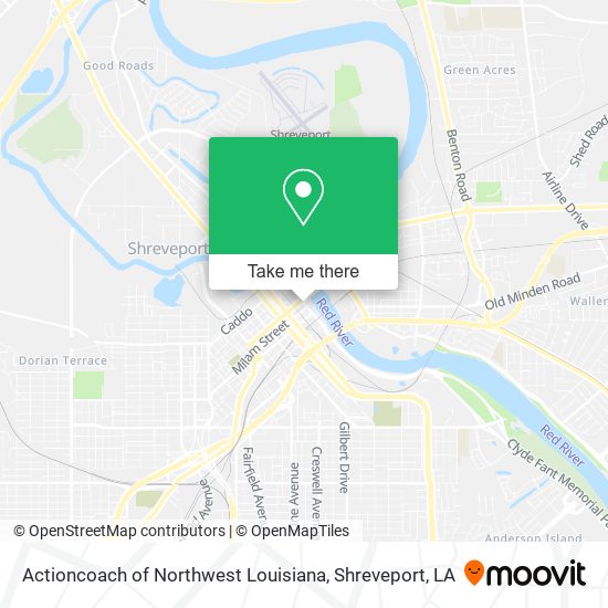 Actioncoach of Northwest Louisiana map