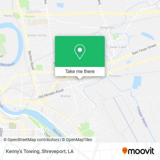 Kenny's Towing map