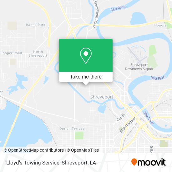 Mapa de Lloyd's Towing Service