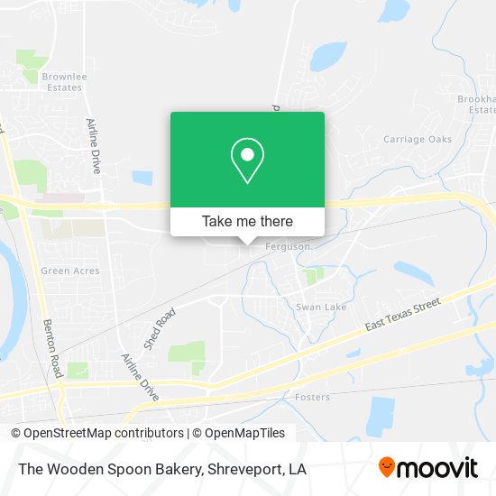 The Wooden Spoon Bakery map