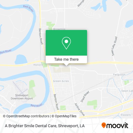 A Brighter Smile Dental Care map