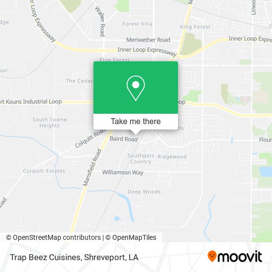 Trap Beez Cuisines map