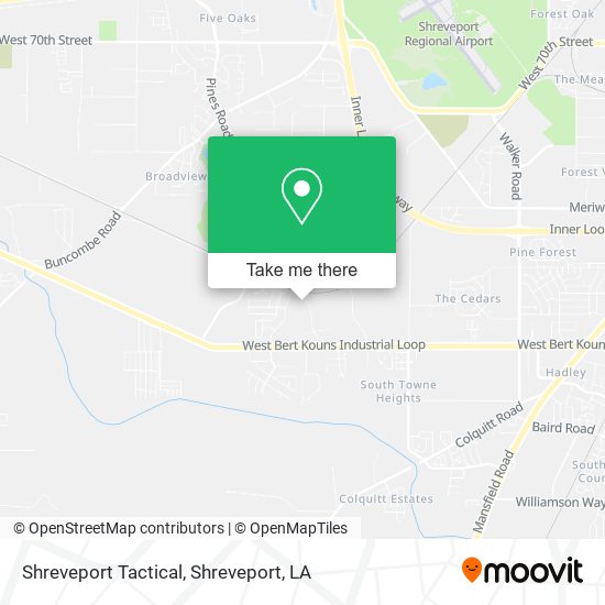 Mapa de Shreveport Tactical