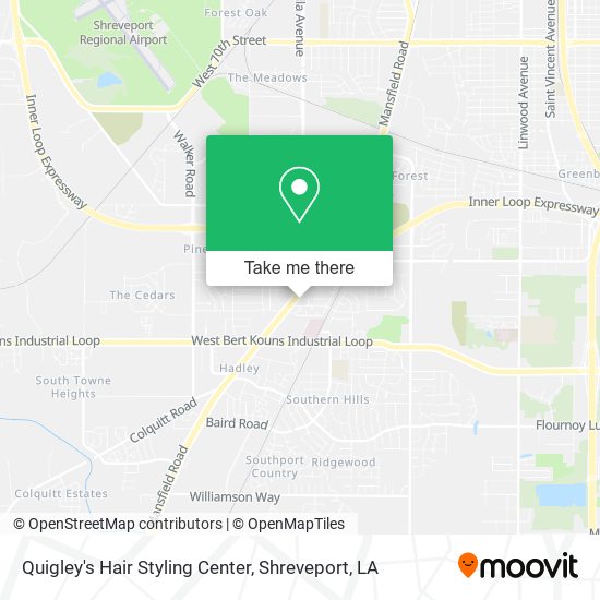 Quigley's Hair Styling Center map