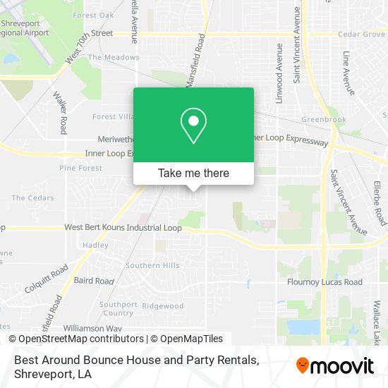 Best Around Bounce House and Party Rentals map