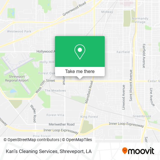 Kari's Cleaning Services map
