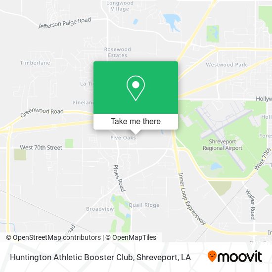 Mapa de Huntington Athletic Booster Club