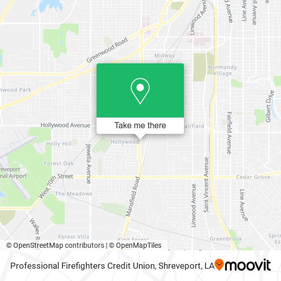 Professional Firefighters Credit Union map