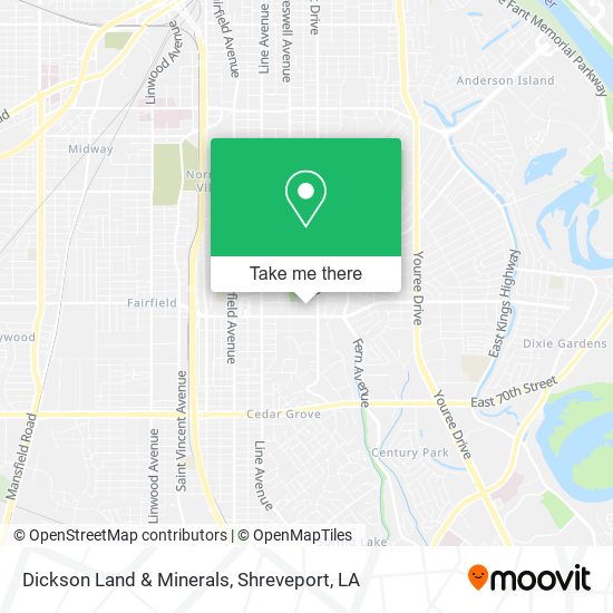 Dickson Land & Minerals map