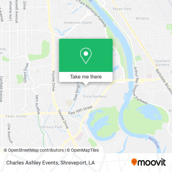 Charles Ashley Events map