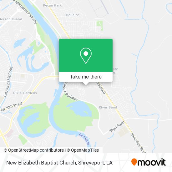 Mapa de New Elizabeth Baptist Church