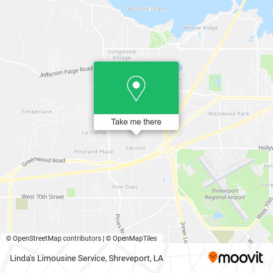 Mapa de Linda's Limousine Service